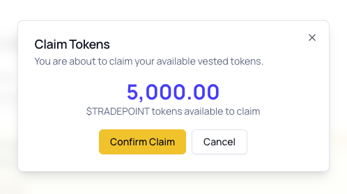 Vesting History Table